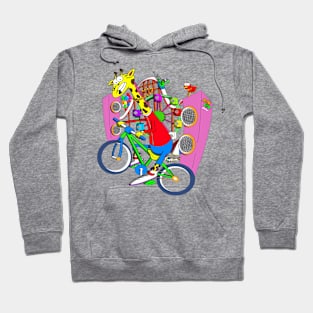 Giraffe BMX Circus Hoodie